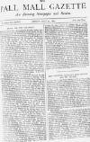 Pall Mall Gazette Friday 21 July 1882 Page 1