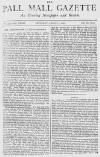 Pall Mall Gazette Thursday 03 August 1882 Page 1