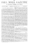 Pall Mall Gazette Thursday 07 September 1882 Page 1