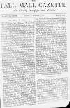 Pall Mall Gazette Tuesday 03 October 1882 Page 1