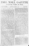 Pall Mall Gazette Saturday 07 October 1882 Page 1
