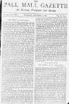 Pall Mall Gazette Thursday 14 December 1882 Page 1