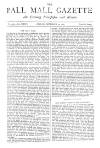 Pall Mall Gazette Friday 29 December 1882 Page 1