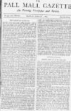 Pall Mall Gazette Thursday 24 May 1883 Page 1