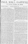 Pall Mall Gazette Tuesday 02 January 1883 Page 1