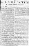 Pall Mall Gazette Thursday 11 January 1883 Page 1