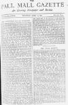 Pall Mall Gazette Thursday 19 April 1883 Page 1