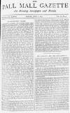 Pall Mall Gazette Friday 01 June 1883 Page 1