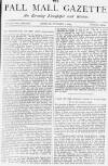 Pall Mall Gazette Monday 08 October 1883 Page 1