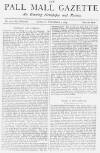 Pall Mall Gazette Monday 05 November 1883 Page 1
