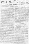 Pall Mall Gazette Wednesday 07 November 1883 Page 1