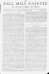 Pall Mall Gazette Monday 03 December 1883 Page 1