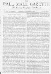 Pall Mall Gazette Thursday 06 December 1883 Page 1