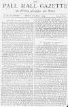 Pall Mall Gazette Friday 07 December 1883 Page 1