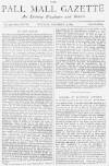 Pall Mall Gazette Thursday 13 December 1883 Page 1