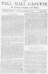 Pall Mall Gazette Saturday 15 December 1883 Page 1