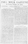 Pall Mall Gazette Thursday 20 December 1883 Page 1