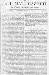 Pall Mall Gazette Thursday 10 January 1884 Page 1