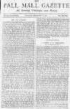 Pall Mall Gazette Monday 18 February 1884 Page 1