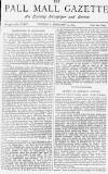 Pall Mall Gazette Thursday 21 February 1884 Page 1