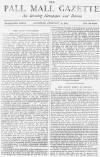 Pall Mall Gazette Saturday 23 February 1884 Page 1