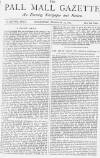 Pall Mall Gazette Wednesday 27 February 1884 Page 1