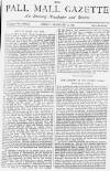 Pall Mall Gazette Friday 29 February 1884 Page 1