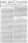 Pall Mall Gazette Saturday 01 March 1884 Page 1