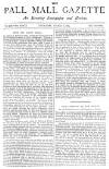 Pall Mall Gazette Thursday 06 March 1884 Page 1