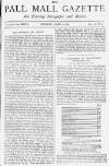 Pall Mall Gazette Tuesday 08 April 1884 Page 1