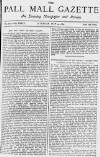 Pall Mall Gazette Saturday 24 May 1884 Page 1