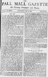 Pall Mall Gazette Wednesday 28 May 1884 Page 1