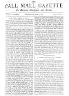 Pall Mall Gazette Wednesday 04 June 1884 Page 1