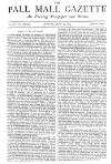 Pall Mall Gazette Monday 23 June 1884 Page 1