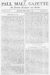 Pall Mall Gazette Tuesday 02 September 1884 Page 1