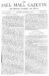 Pall Mall Gazette Thursday 27 November 1884 Page 1