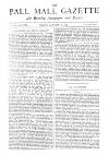 Pall Mall Gazette Friday 16 January 1885 Page 1