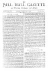 Pall Mall Gazette Saturday 24 January 1885 Page 1