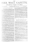 Pall Mall Gazette Saturday 07 February 1885 Page 1