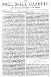 Pall Mall Gazette Friday 13 February 1885 Page 1