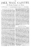 Pall Mall Gazette Saturday 14 February 1885 Page 1