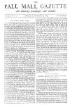 Pall Mall Gazette Thursday 19 February 1885 Page 1