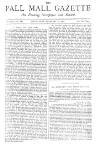 Pall Mall Gazette Wednesday 25 February 1885 Page 1