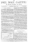 Pall Mall Gazette Wednesday 04 March 1885 Page 1