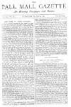 Pall Mall Gazette Wednesday 11 March 1885 Page 1