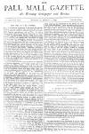 Pall Mall Gazette Thursday 12 March 1885 Page 1