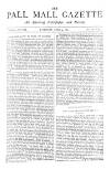 Pall Mall Gazette Saturday 04 April 1885 Page 1