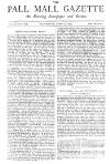 Pall Mall Gazette Wednesday 29 April 1885 Page 1