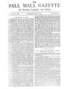 Pall Mall Gazette Saturday 02 May 1885 Page 1