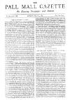 Pall Mall Gazette Monday 11 May 1885 Page 1